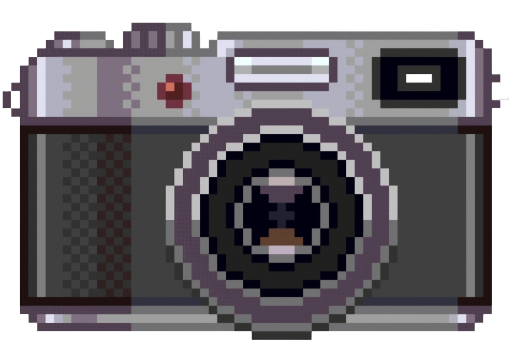 Pixel art camera